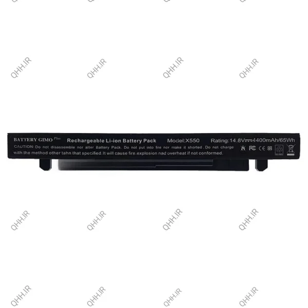 باتری لپ تاپ ایسوس X550-K550-8Cell Gimo Plus مشکی-63 وات ساعت