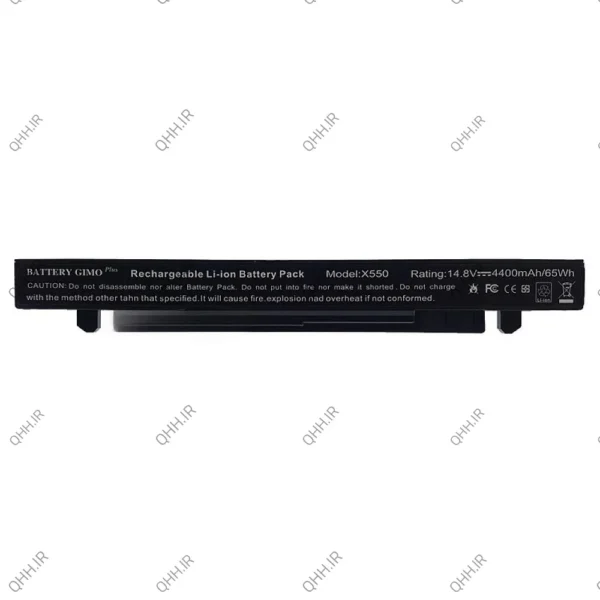 باتری لپ تاپ ایسوس X550-K550-8Cell Gimo Plus مشکی-63 وات ساعت
