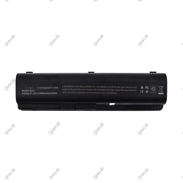 باتری لپ تاپ اچ پی Pavilion DV4-DV5_Compaq CQ40-CQ60-6Cell مشکی-49 وات ساعت