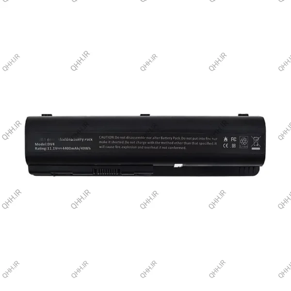 باتری لپ تاپ اچ پی Pavilion DV4-DV5_Compaq CQ40-CQ60-6Cell مشکی-49 وات ساعت