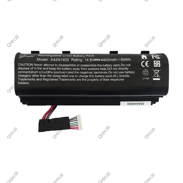 باتری لپ تاپ ایسوس ROG G751 Gimo Plus مشکی داخلی-65 وات ساعت