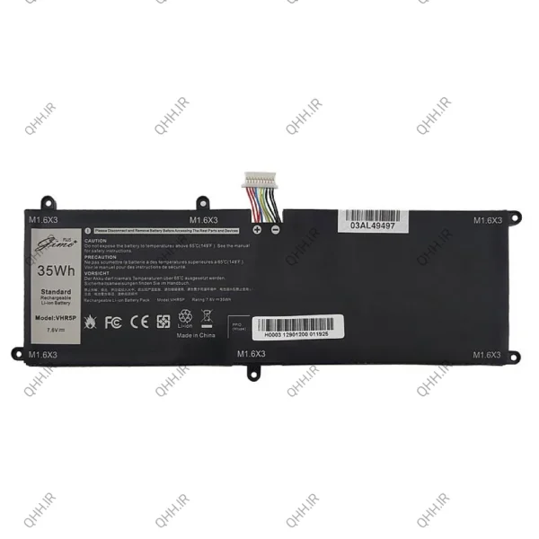 باتری لپ تاپ دل Latitude 11 5175_VHR5P Gimo Plus مشکی-داخلی-35 وات ساعت