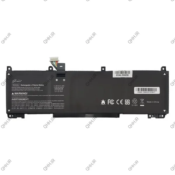 باتری لپ تاپ اچ پی ProBook 450 G8_450 G9_RH03XL Gimo Plus مشکی داخلی-51 وات ساعت