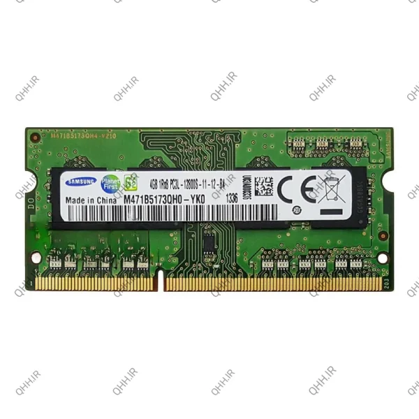 رم لپ تاپ 4 گیگ سامسونگ DDR3-PC3L 1600-12800 MHZ 1.35V