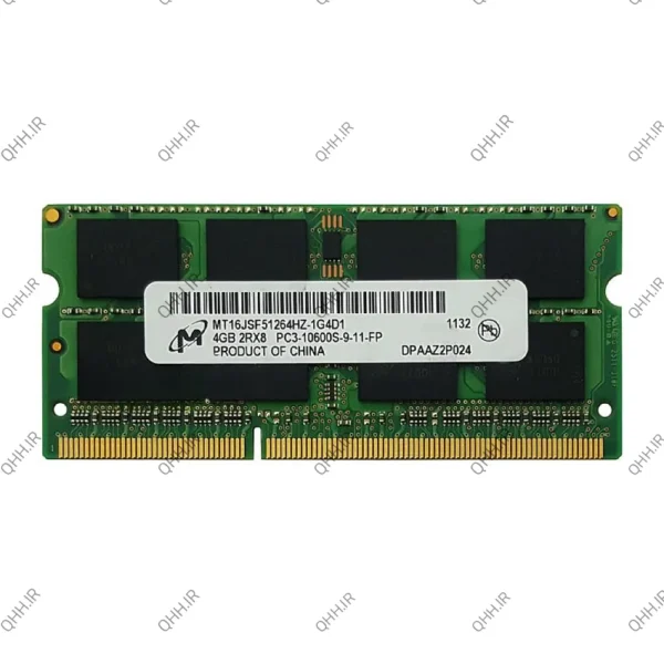 رم لپ تاپ 4 گیگ Micron Technology DDR3-1333-10600 MHZ 1.5V