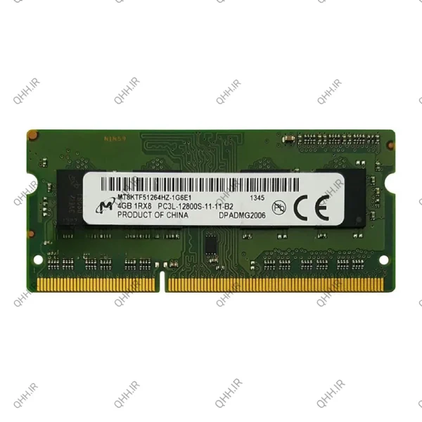 رم لپ تاپ 4 گیگ Micron Technology DDR3-PC3L-1600-12800 MHZ 1.35V
