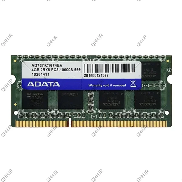 رم لپ تاپ 4 گیگ Adata DDR3-1333-10600 MHZ 1.5V