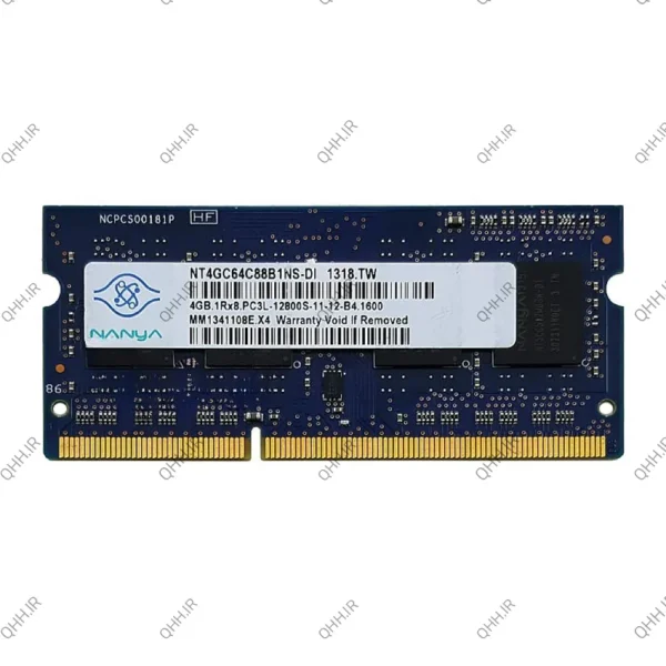 رم لپ تاپ 4 گیگ Nanya DDR3-PC3L 1600-12800 MHz 1.35V