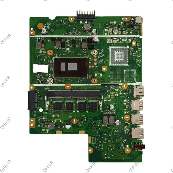 مادربرد لپ تاپ ایسوس VivoBook 15 X540UV CPU-I5-7200U_Ram-4GB گرافیک اینتلی