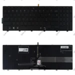 کیبرد لپ تاپ دل Inspiron 15-5000 مشکی-با بک لایت-با فریم