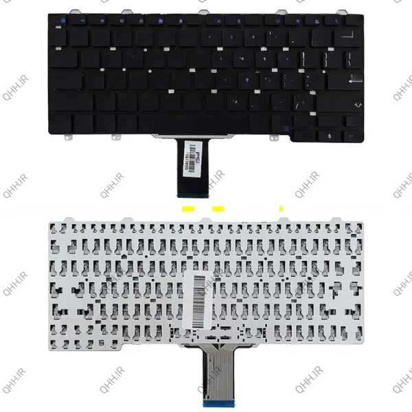 کیبرد لپ تاپ دل Latitude E7270 مشکی-اینترکوچک بدون فریم
