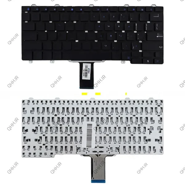 کیبرد لپ تاپ دل Latitude E7270 مشکی-اینترکوچک بدون فریم