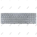 کیبرد لپ تاپ دل Inspiron 15-7537 نقره ای-با بک لایت-با فریم - Image 2