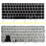 کیبرد لپ تاپ اچ پی EliteBook Folio 9470M مشکی با فریم نقره ای
