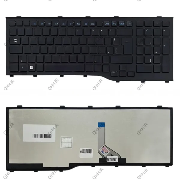 کیبرد لپ تاپ فوجیتسو Lifebook AH532 مشکی-اینتربزرگ با فریم