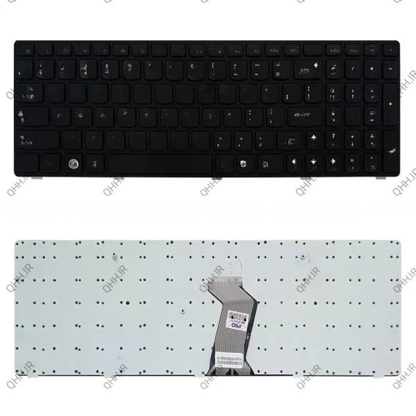 کیبرد لپ تاپ لنوو IdeaPad G500-G505 مشکی-با فریم