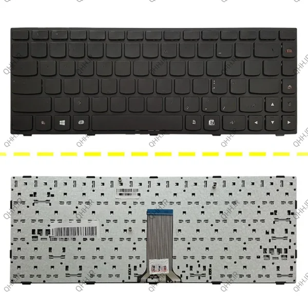 کیبرد لپ تاپ لنوو Ideapad G40-70 مشکی-با فریم