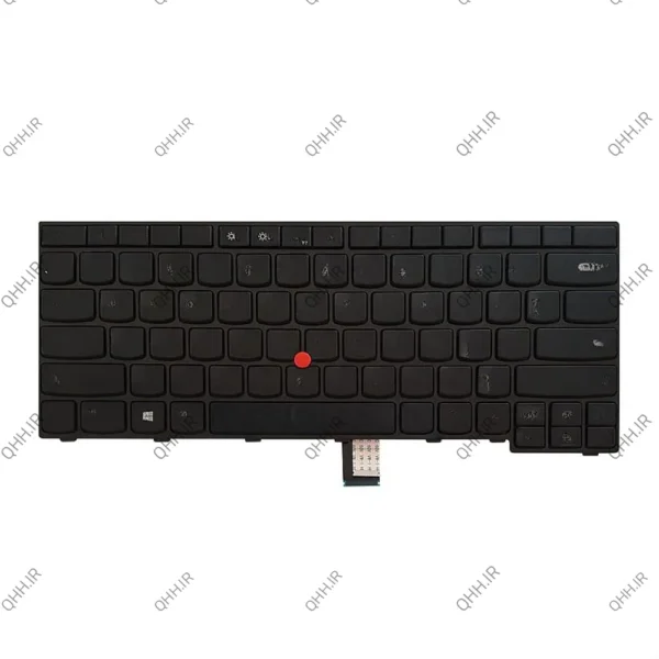 کیبرد لپ تاپ لنوو ThinkPad E450-E460 مشکی-با موس-با فریم