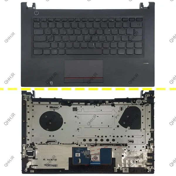 کیبرد لپ تاپ لنوو Essential E42-70 مشکی-با قاب C به همراه تاچ پد