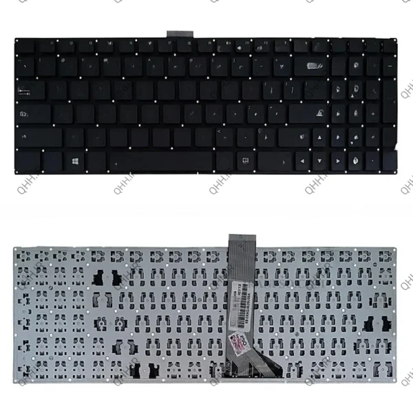 کیبرد لپ تاپ ایسوس X553-X555-P2540U مشکی-اینترکوچک بدون فریم