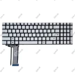کیبرد لپ تاپ ایسوس N551 نقره ای-اینترکوچک با بک لایت-بدون فریم - Image 2