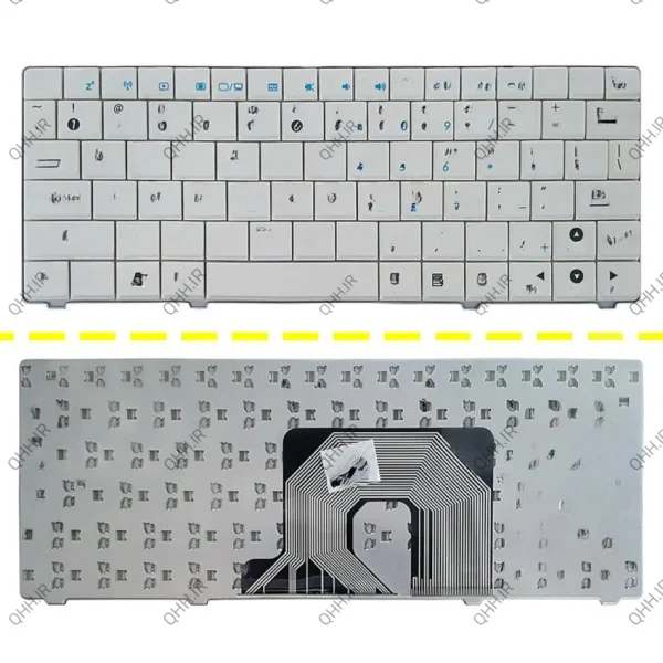 کیبرد لپ تاپ ایسوس Eee PC 900 سفید-اینترکوچک بدون فریم