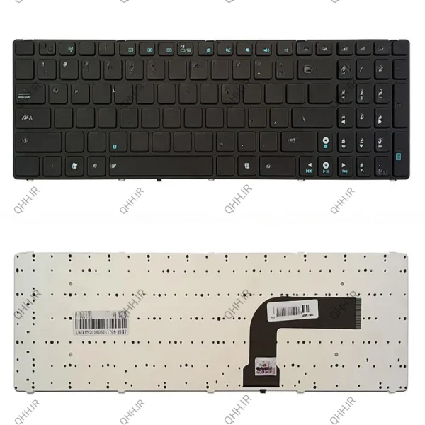 کیبرد لپ تاپ ایسوس K52-K53-N61-UX50 مشکی-بافریم