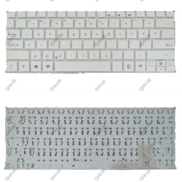 کیبرد لپ تاپ ایسوس S200-X200 سفید-اینترکوچک بدون فریم