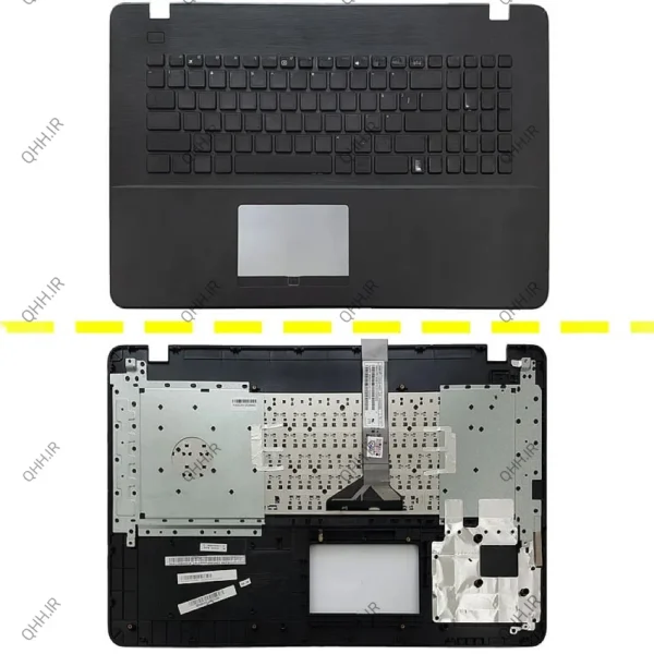 کیبرد لپ تاپ ایسوس Vivobook K751 مشکی با قاب C
