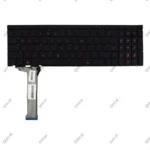 کیبرد لپ تاپ ایسوس ROG GL552 مشکی-اینترکوچک-بابک لایت و کلید پاور - Image 2