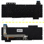 کیبرد لپ تاپ ایسوس FX503 مشکی-اینترکوچک-بابک لایت-بدون فریم با کلید پاور