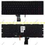 کیبرد لپ تاپ ایسوس ROG G502 مشکی-اینترکوچک-بابک لایت با فونت نارنجی