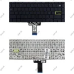 کیبرد لپ تاپ ایسوس VivoBook E410MA مشکی-اینترکوچک بدون فریم به همراه کلید پاور