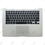 کیبرد لپ تاپ اپل MacBook Air A1237-13 Inch_607-2255-A مشکی با قاب C نقره ای - Image 2
