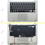 کیبرد لپ تاپ اپل MacBook Air A1237-13 Inch_607-2255-A مشکی با قاب C نقره ای