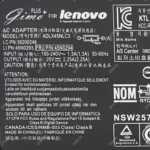 آداپتور لپ تاپ لنوو 20V 2.25A Gimo Plus سر یو اس بی کابل سه تایی - Image 4