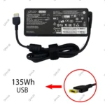 آداپتور لپ تاپ لنوو 20V 6.76A Gimo Plus سر یو اس بی