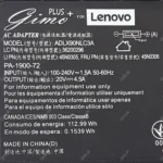 آداپتور لپ تاپ لنوو 20V 4.5A Gimo Plus سردلی - Image 4