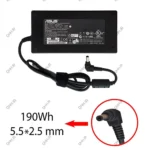 آداپتور لپ تاپ ایسوس 19V 9.5A Gimo Plus سرنرمال کابل سه تایی