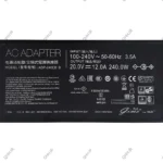 آداپتور لپ تاپ ایسوس 20V 12A Gimo Plus سوزن دار-کابل PC - Image 4