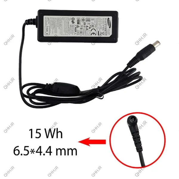 آداپتور ال سی دی سامسونگ 14V 1.07A کابل دو تایی