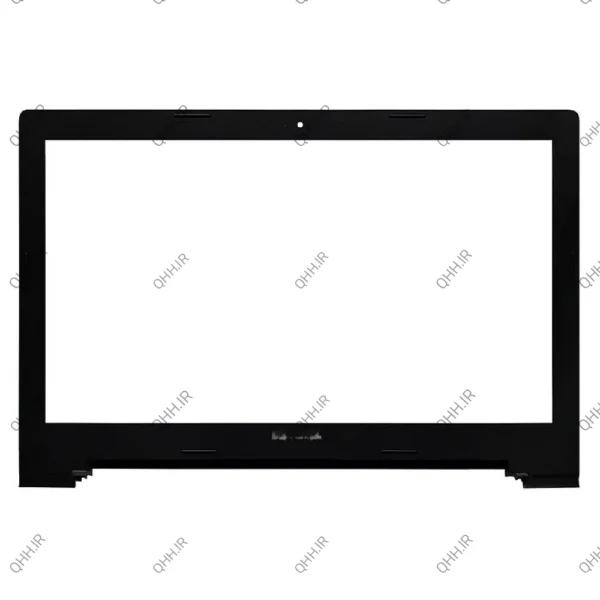 قاب جلو ال سی دی لپ تاپ لنوو Ideapad G50-70_Z50-70 مشکی-یک میکروفن با لوگو خط و خش دار