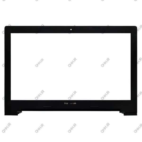 قاب جلو ال سی دی لپ تاپ لنوو Ideapad G50-70_Z50-70 مشکی-یک میکروفن با لوگو خط و خش دار