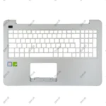 قاب کنار کیبرد لپ تاپ ایسوس K556U-X556 نقره ای-اینتربزرگ خط و خش دار