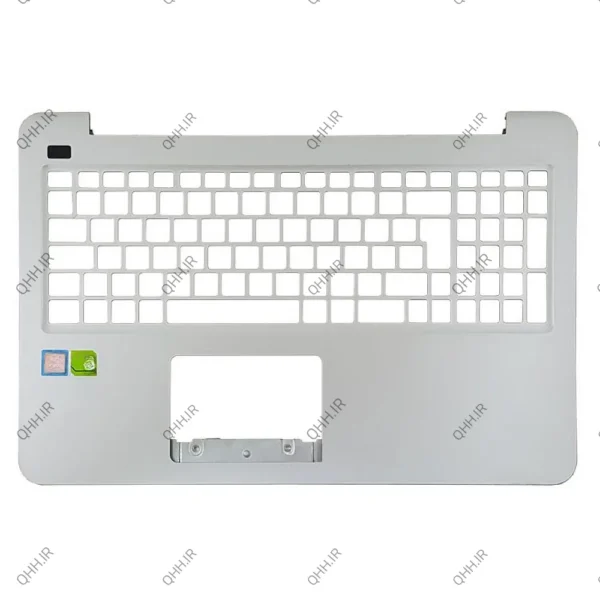 قاب کنار کیبرد لپ تاپ ایسوس K556U-X556 نقره ای-اینتربزرگ خط و خش دار