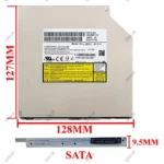 درایو لپ تاپ دی وی دی رایتر پاناسونیک Sata SuperSlim 9.5mm ریفر