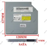 درایو لپ تاپ دی وی دی رایتر H.L Sata Superslim E1 9mm ریفر