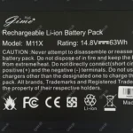 باتری لپ تاپ دل AlienWare M11X_PT6V8 Gimo plus مشکی داخلی-63 وات ساعت - Image 3