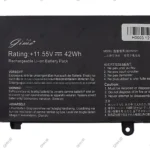 باتری لپ تاپ ایسوس VivoBook 14 X413-X421_B31N1911 Gimo Plus مشکی-داخلی-42 وات ساعت - Image 3