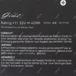باتری لپ تاپ ایسوس VivoBook Pro 17 X705UA_B31N1635_Gimo Plus مشکی داخلی-42 وات ساعت - Image 3